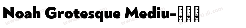 Noah Grotesque Mediu字体转换 Noah Grotesque Mediu字体转换